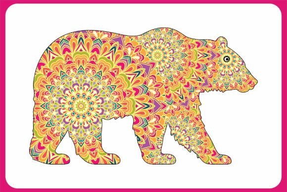 Download Bear Illustration Abstract Bear Drawing - Drawing Collection