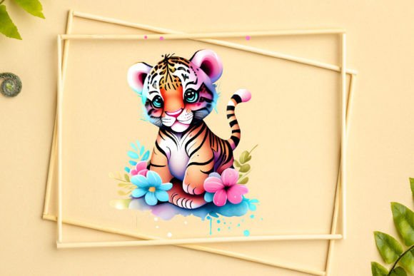 Download Cute Baby Tiger Clipart Bundle - Cute Collection