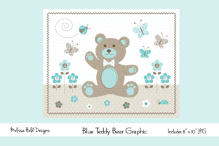 Download Blue Teddy Bear Graphic - Bear graphic Collection