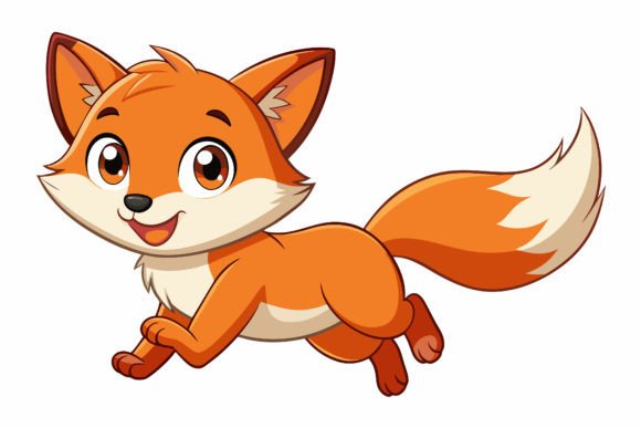 Download Cute-baby-fox Vector Illustration - Cute Collection