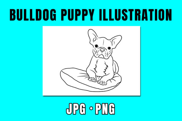 Download Bulldog Puppy - Dog Line Art Drawing - Drawing Collection