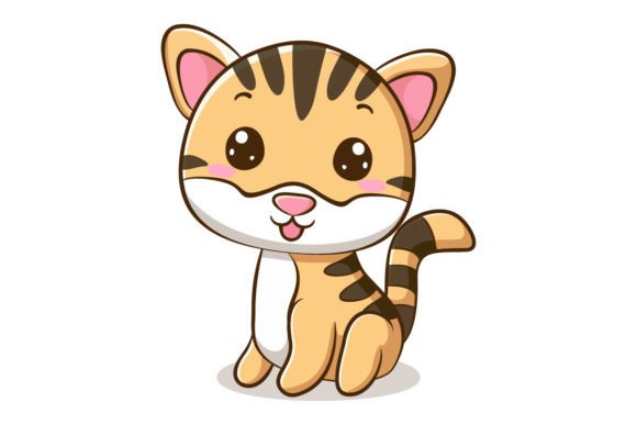 Download Vector Cute Cat Cartoon Character - Cat cartoon Collection