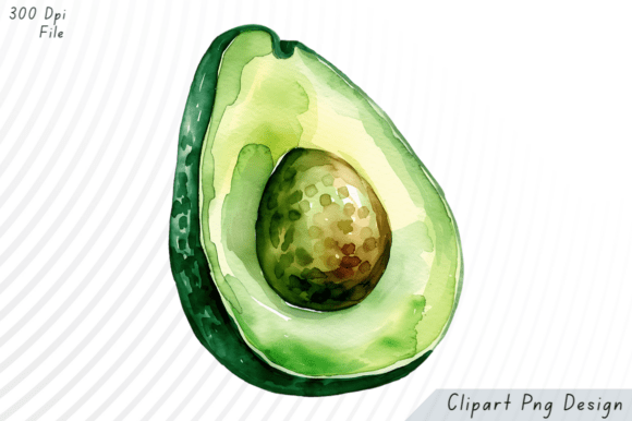 Download Watercolor Avocado PNG Clipart - Avocado png Collection