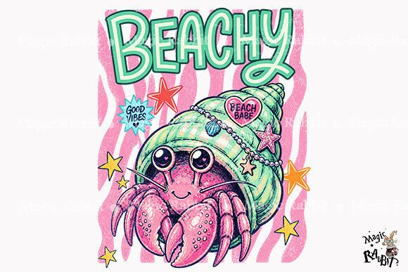 Download Beachy Cute Hermit Crab PNG - Cute Collection